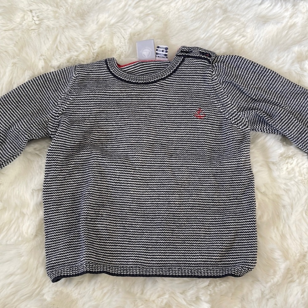 100% cotton knit sweater